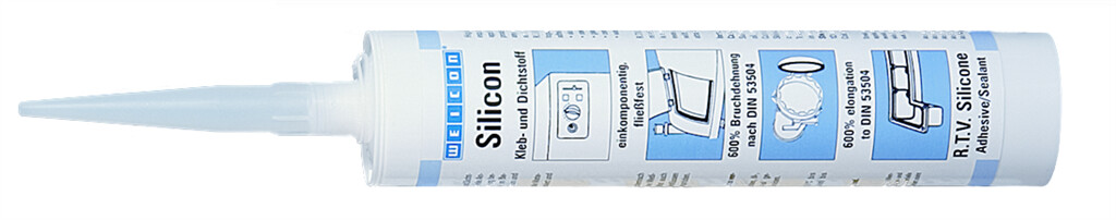 silicone-E-transparent 600 ml bag -acetic cure-